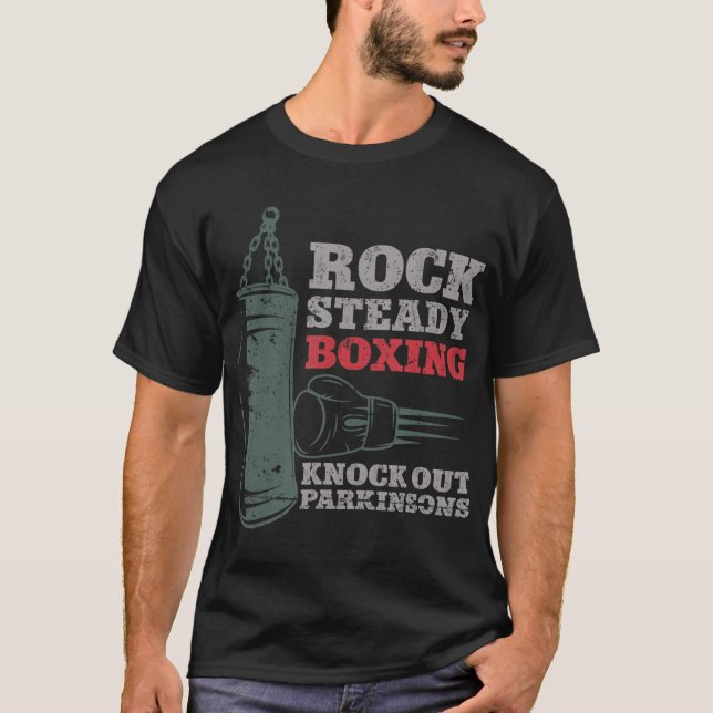 Rock Steady Boxing Knock out Parkinsons Boxing  T-Shirt (Vorderseite)