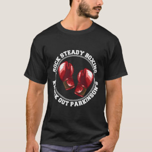 Rock Steady Boxing Knock Out Parkinsons Kämpfer Re T-Shirt