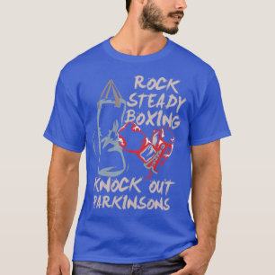 Rock Steady Boxing Knock Out Parkinsons Kämpfer T-Shirt