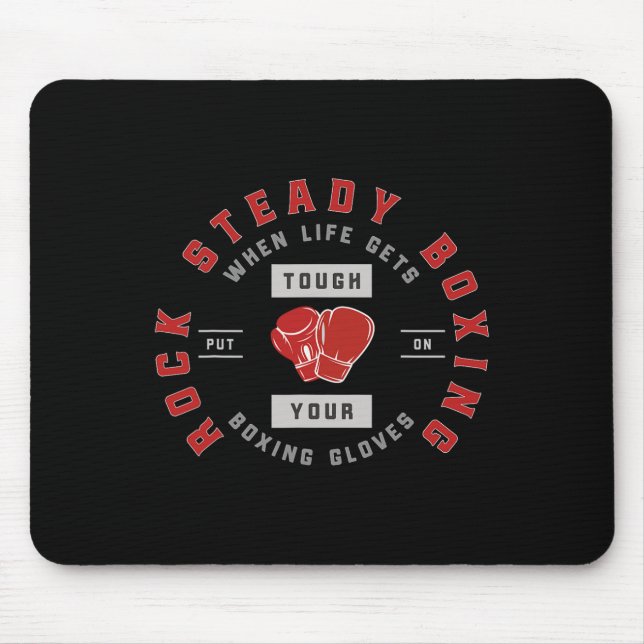Rock Steady Boxing Parkinson, wenn das Leben berüh Mousepad (Vorne)