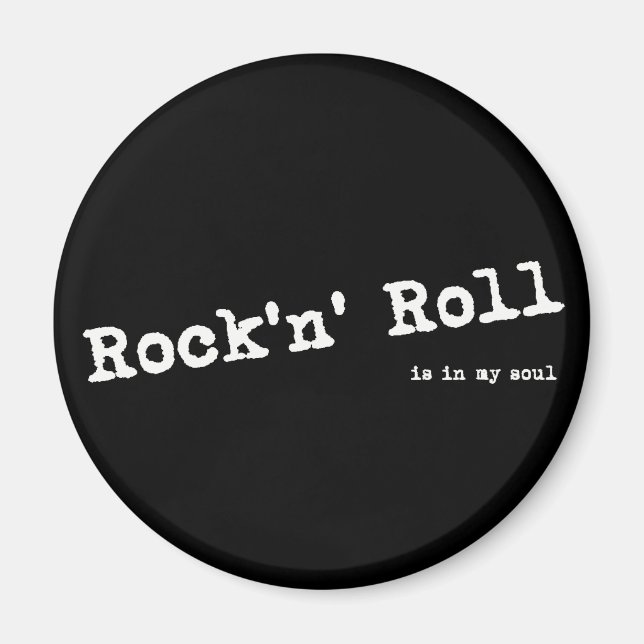 Rock-Stil Magnet (Vorne)