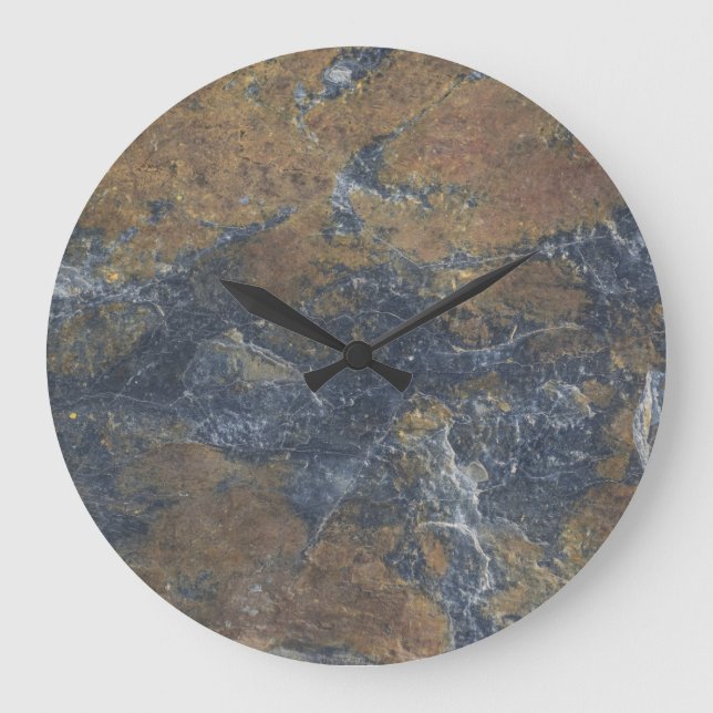Rock Stone Large Clock Große Wanduhr (Vorderseite)