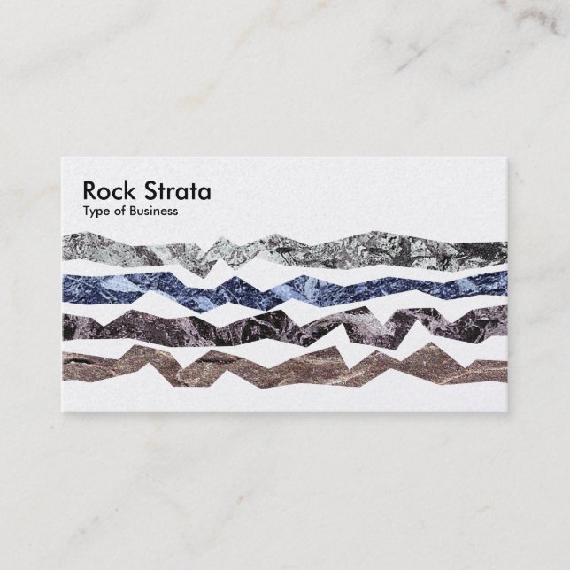 Rock Strata - Pearl Visitenkarte (Vorderseite)