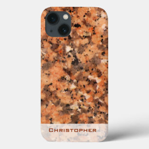 Rock-Struktur Spottet gepunktetes Muster mit Namen Case-Mate iPhone Hülle
