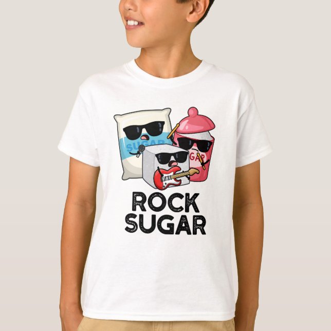 Rock Sugar Funny Food Puff T-Shirt (Vorderseite)