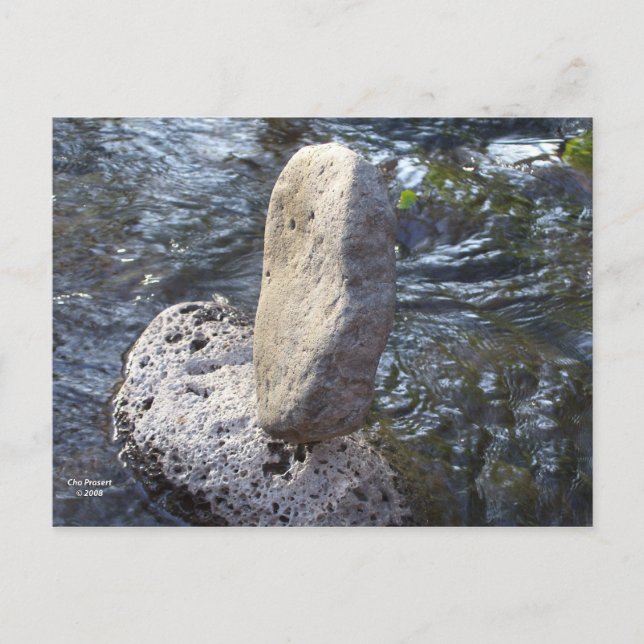 Rock Swirl Postkarte (Vorderseite)