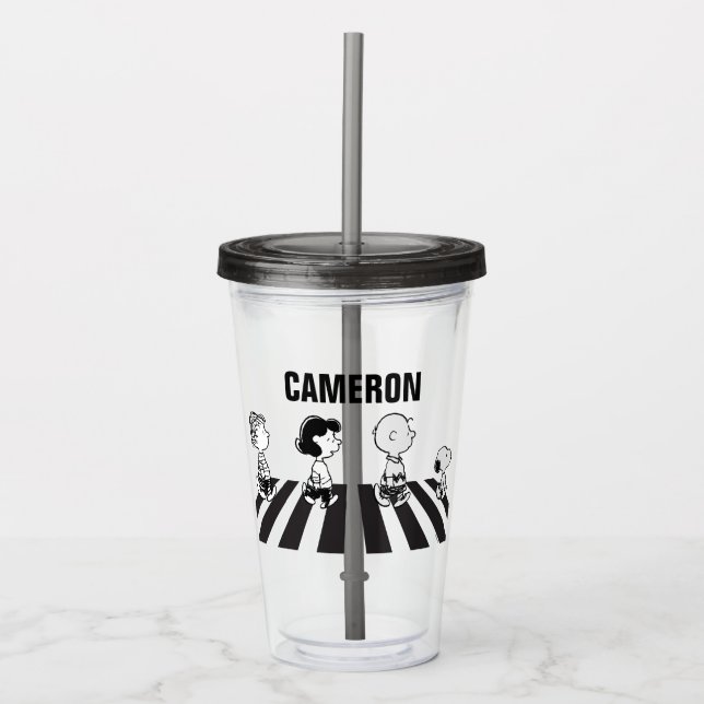 Rock-T-Shirts | Group Walk | Name hinzufügen Acryltrinkbecher (Vorderseite)