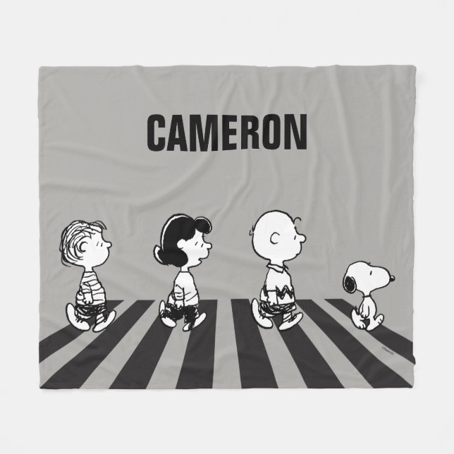 Rock-T-Shirts | Group Walk | Name hinzufügen Fleecedecke (Vorderseite (Horizontal))