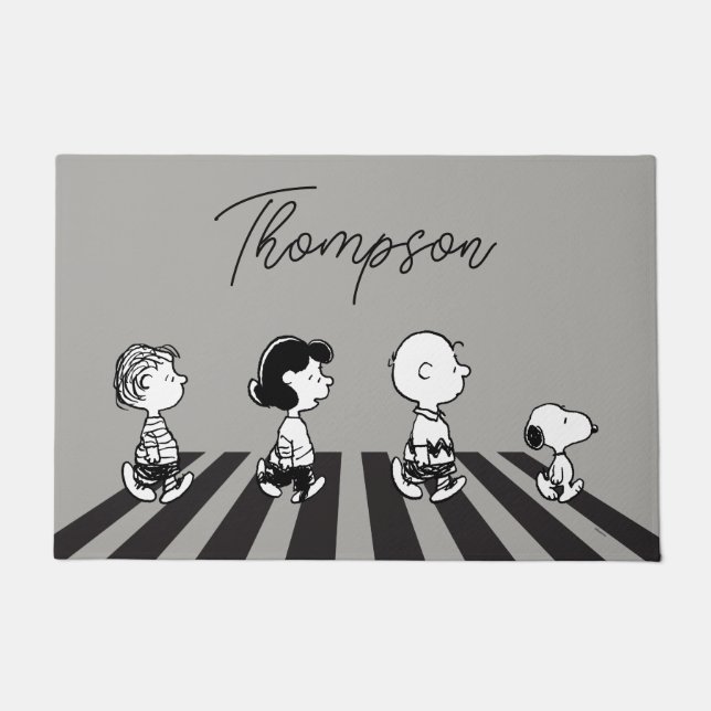 Rock-T-Shirts | Group Walk | Name hinzufügen Fußmatte (Vorderseite)