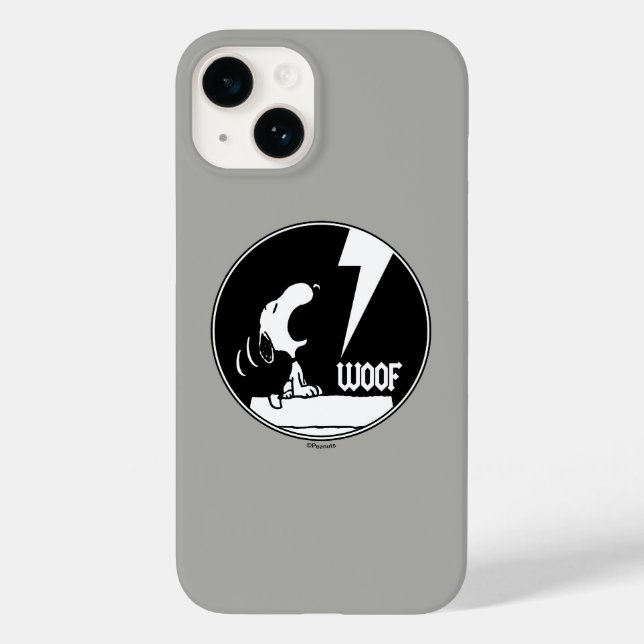 Rock-T-Shirts | Snoopy Howling Case-Mate iPhone Hülle (Rückseite)