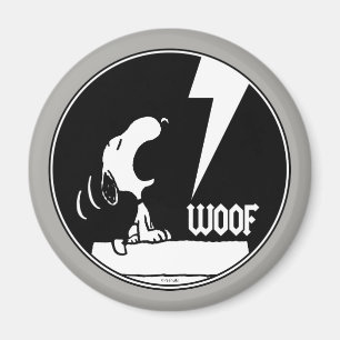 Rock-T-Shirts   Snoopy Howling Magnet