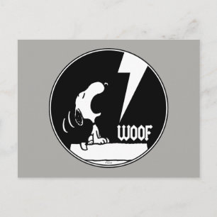Rock-T-Shirts   Snoopy Howling Postkarte