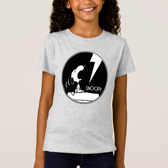 Rock-T-Shirts | Snoopy Howling T-Shirt (Vorderseite)