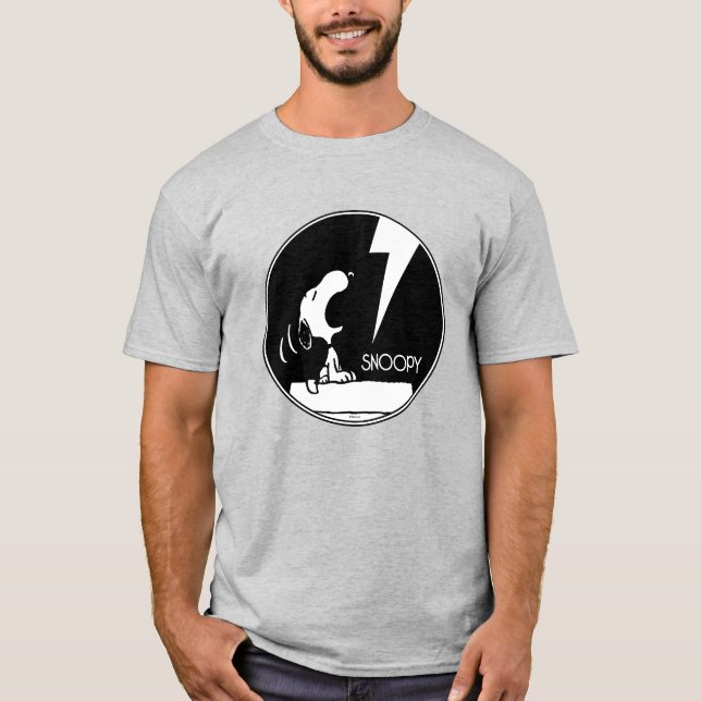 Rock-T-Shirts | Snoopy Howling T-Shirt (Vorderseite)