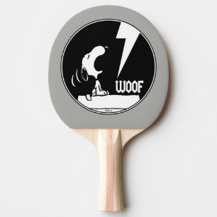 Rock-T-Shirts   Snoopy Howling Tischtennis Schläger