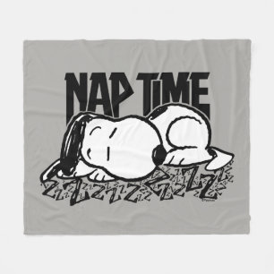 Rock-T-Shirts   Snoopy Nickerchen Time Fleecedecke