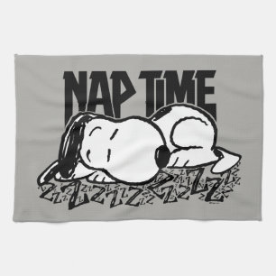 Rock-T-Shirts   Snoopy Nickerchen Time Geschirrtuch