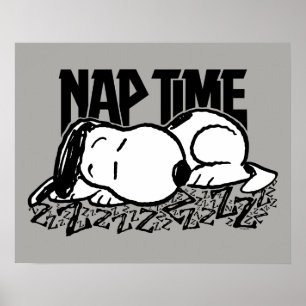Rock-T-Shirts   Snoopy Nickerchen Time Poster