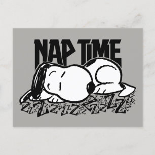 Rock-T-Shirts   Snoopy Nickerchen Time Postkarte
