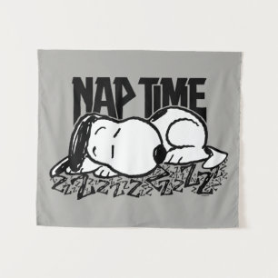 Rock-T-Shirts   Snoopy Nickerchen Time Wandteppich