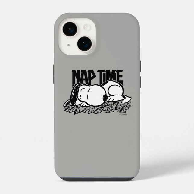 Rock Tees | Snoopy Nickerchen iPhone Hülle (Rückseite)