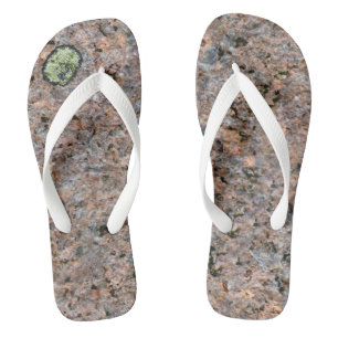 Rock Texture Geology Foto Flip Flops