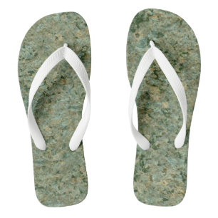 Rock Texture Green Geology Foto Flip Flops