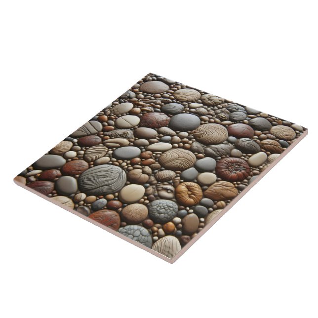 Rock Textured Tile Art Design Fliese (Seite)