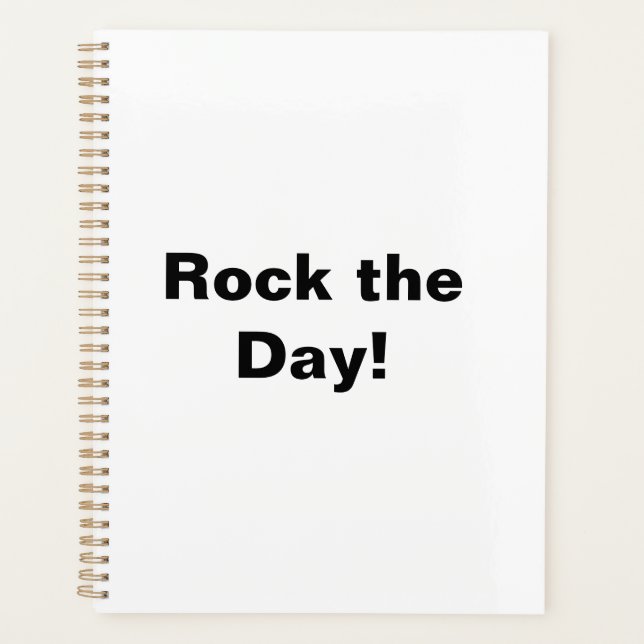 Rock the Day! Planer (Vorderseite)