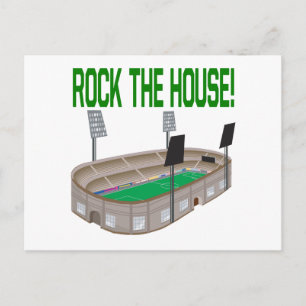 Rock the House Postkarte
