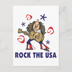 Rock the USA Postkarte