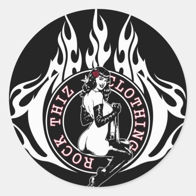 Rock Thiz Kleber Runder Aufkleber (Vorderseite)