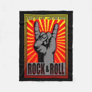 Rock u. Rolle Fleecedecke