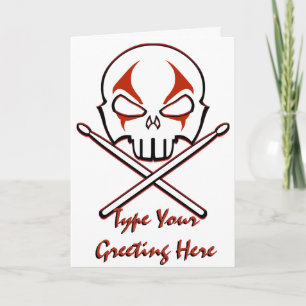 Rock-u. Rollenkarten-kundenspezifische Feiertagskarte