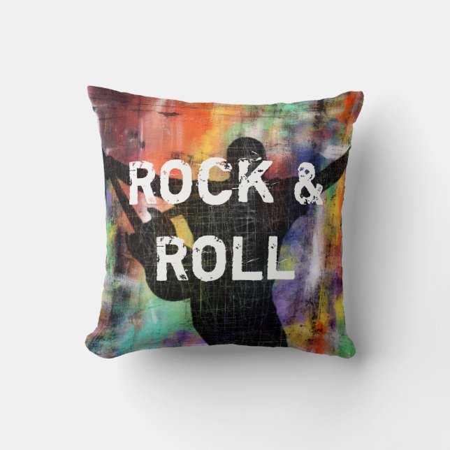 Rock-u. Rollenrevolution Kissen (Vorderseite)