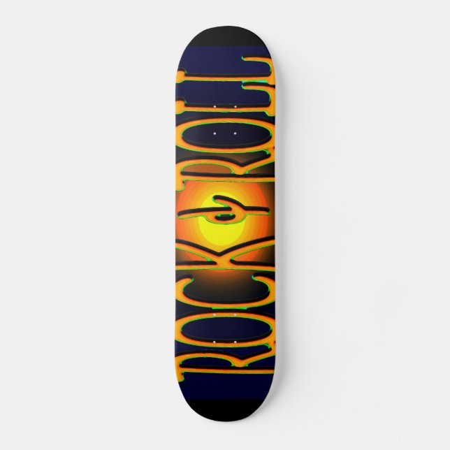 Rock-u. RollenSkateboard Skateboard (Vorderseite)
