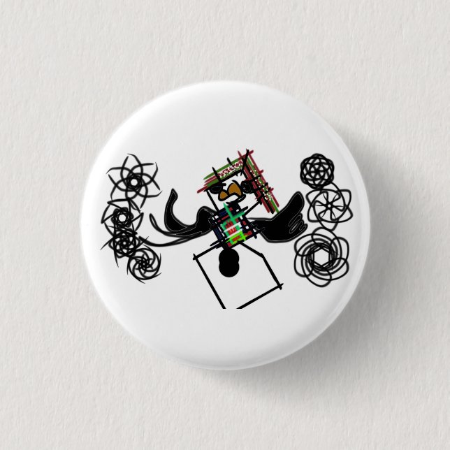 Rock um Schneemann Button (Vorderseite)