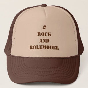 # Rock und Rolemodel - Braun editierbar. Truckerkappe