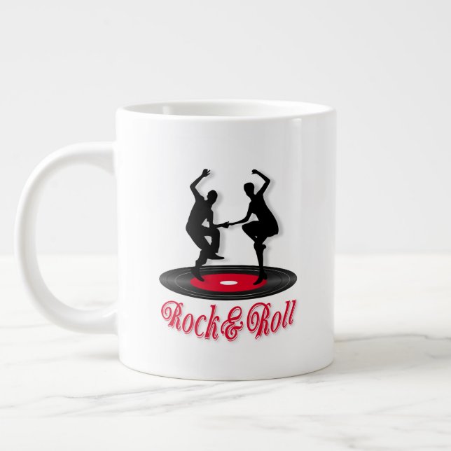 Rock und Roll Jumbo-Tasse (Links)