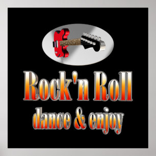 Rock und Roll Poster
