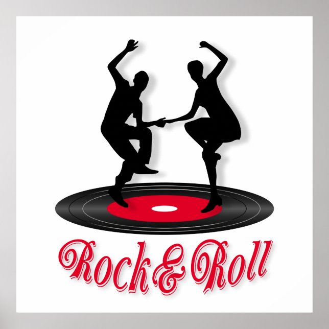 Rock und Roll Poster (Vorne)