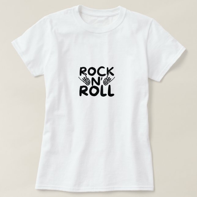 Rock und Roll T-Shirt (Design vorne)