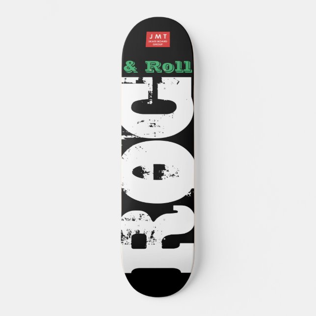 ROCK- UND ROLLSKATEBOARTEN / JMT USA SKATEBOARD (Vorderseite)
