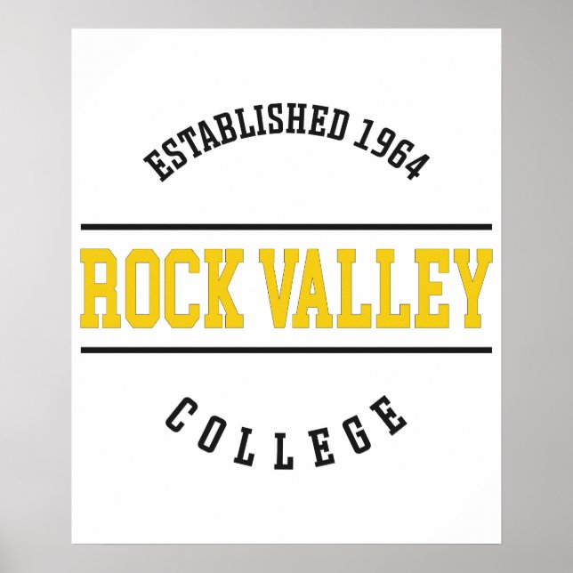 Rock Valley Uni - RVC Golden Eagles Poster (Vorne)