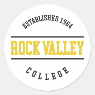 Rock Valley Uni - RVC Golden Eagles Runder Aufkleber