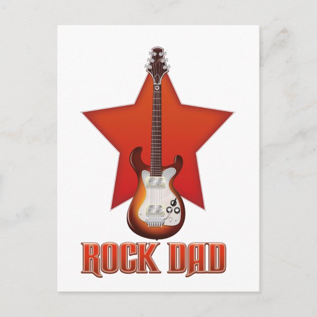 Rock VATER Postkarte (Vorderseite)