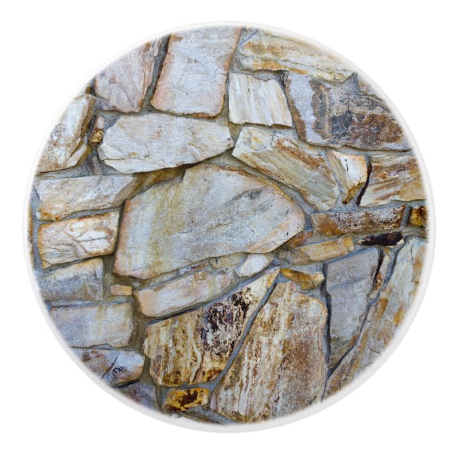 Rock Wall Realistic Texture Fotografy Eraser Keramikknauf (Vorderseite)
