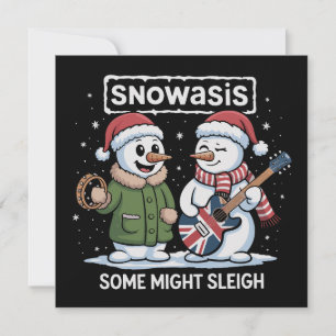 Rock Weihnachten SNOWASIS Some Might Sleigh Schnee