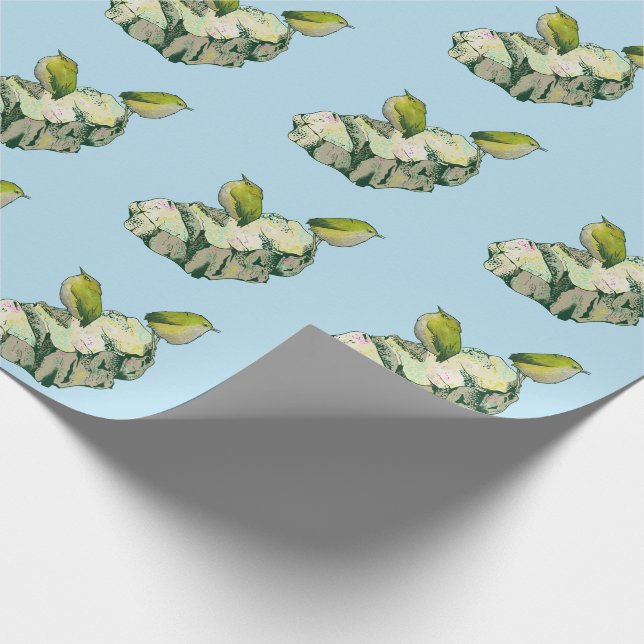 Rock Wren birds Neuseeland Geschenkpapier (Ecke)