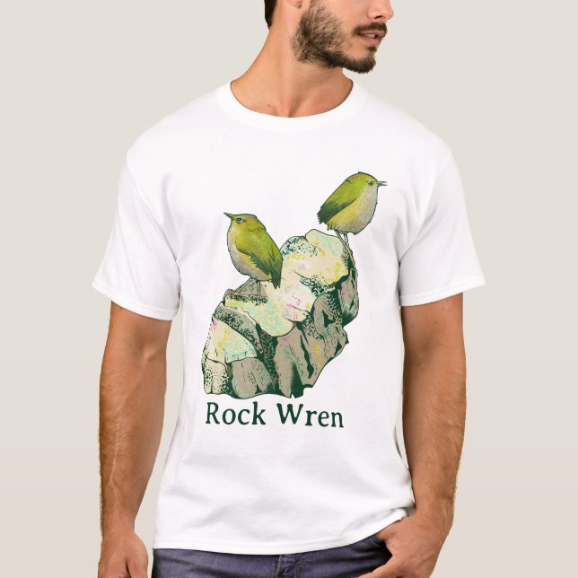 Rock Wren birds Neuseeland T-Shirt (Vorderseite)